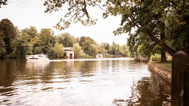 Blick vom Park auf den Kleinen Wannsee - Immanuel Ayurveda Zentrum