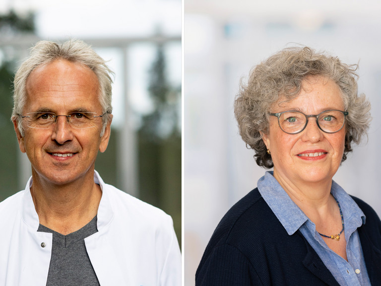 Prof. Dr. Andreas Michalsen, Chefarzt der Abteilung für Naturheilkunde, und Nina Effenberg, Gesundheitspädagogin und Stellvertretende Leiterin der Tagesklinik Naturheilkunde und Mind-Body-Medizin